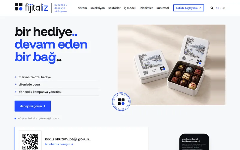 The fijitaliz game and campaign platform: screenshot of the home page